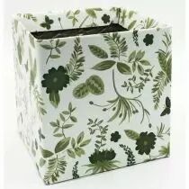 Sac Carton Simply Parfum Boisé 10,5x10,5 H10 Vert Kaki ( x 10 )