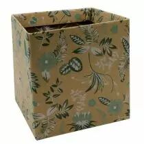 Sac Carton Simply Parfum Boisé 10,5x10,5 H10 Vert Sauge ( x 10 )