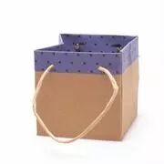 Sac Carton Sophie 13x13x13 Lilas x 10