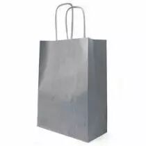 Sac Kraft Blanc 23x12 H31 Gris ( x 50 )