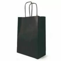 Sac Kraft Blanc 23x12 H31 Noir ( x 50 )