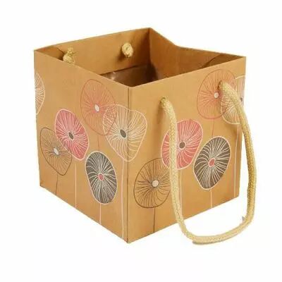 Sac Kraft Blum 13x13 H13 Rouge ( x 10 )