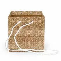 Sac Kraft Cadoc 13x13x13 Azul Blanc ( x 10 )