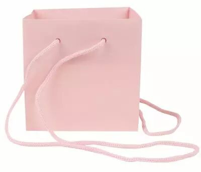 Sac Kraft Cadoc 13x13x13 Rose Poudr� x 10