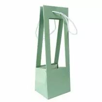 Sac Porte Bouquet 13x10,5x38 Vert Tendre ( x 10 )