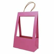 Sac Porte Bouquet 25x13x40 Framboise ( x 10 )