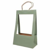 Sac Porte Bouquet 25x13x40 Vert Sauge ( x 10 )