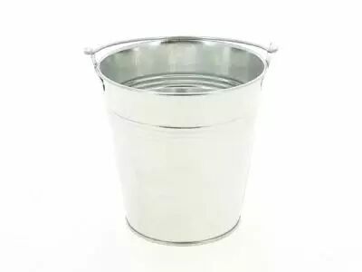 Seau Zinc D10,5 H10,5 Naturel