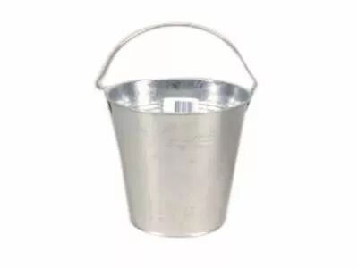 Seau Zinc Naturel D6,5 H6 avec Anse