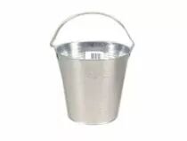 Seau Zinc Naturel D6,5 H6 avec Anse