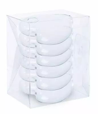 Set de 6 Coeurs Verre Porte-Nom D5 H5