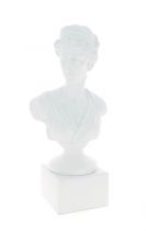 Statue Polyrésine 23x15 H50 Blanc