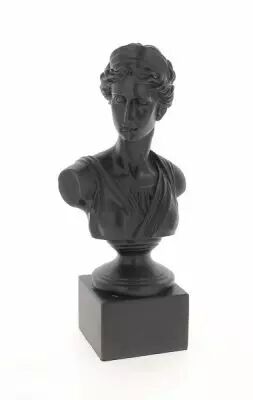 Statue Polyr�sine 23x15 H50 Noir