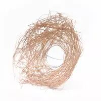Support Bouquet Rotin D25cm Naturel x 10