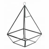 Terrarium Fer 16x16 H26 Noir