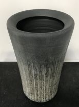 Vase Céramique D10 H23,5 Gris Foncé