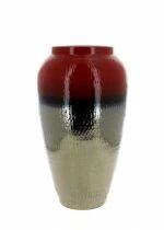 Vase Céramique Rond D23 H40 Rouge