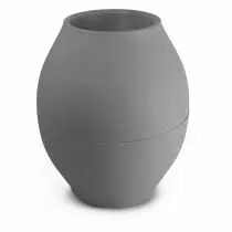 Vase Diabol\'o Anti-Renversement D15 H17,5 Gris Foncé