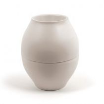 Vase Diabol\'o Anti-Renversement D15 H17,5 Gris
