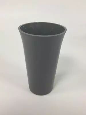 Vase Plastique D7,5x14 Anthracite
