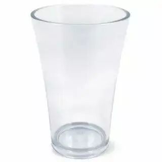 Vase Plexi Fizzy D14 H20,5 Transparent