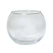 Vase Verre Boule D8 H8,5