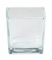 Vase Verre Cube 8x8x8