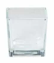 Vase Verre Cube 8x8x8