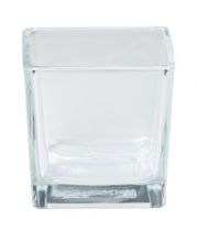 Vase Verre Cube 8x8x8