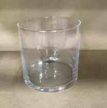 Vase Verre Cylindre D14 H14