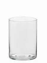 Vase Verre Cylindre D15 H25