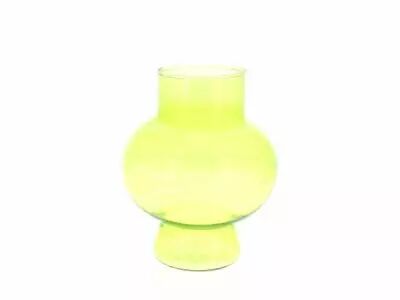 Vase Verre D13,5 H18 Vert Anis
