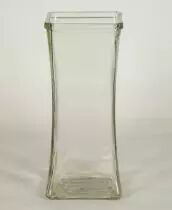 Vase Verre Diabolo 7x7 H21