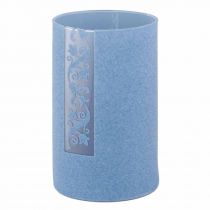 Vase Verre Maia D12 H20 Bleu