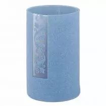 Vase Verre Maia D12 H20 Bleu