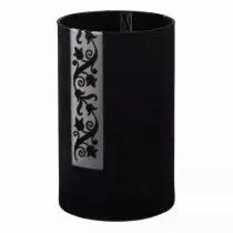 Vase Verre Maia D12 H20 Noir