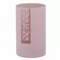 Vase Verre Maia D12 H20 Rose