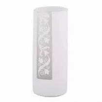 Vase Verre Maia D8 H15 Blanc