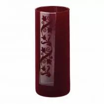 Vase Verre Maia D8 H15 Bordeaux