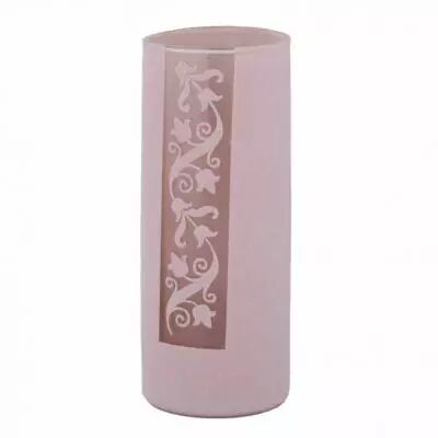 Vase Verre Maia D8 H15 Rose