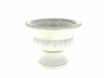 Vase Verre Medicis D20 H16,5 Blanc
