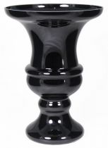 Vase Verre Médicis D25 H34 Noir 
