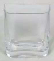 Vase Verre Rectangle 15,5x6,5 H19